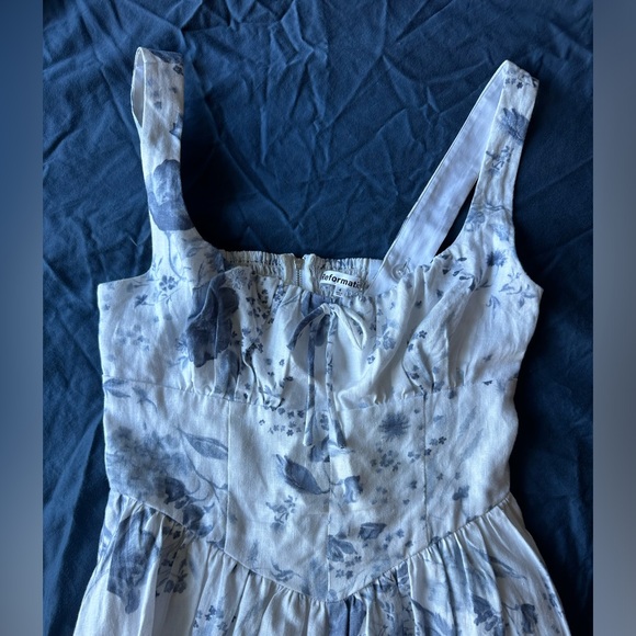 Reformation Balia Linen Floral Dress - Picture 6 of 10